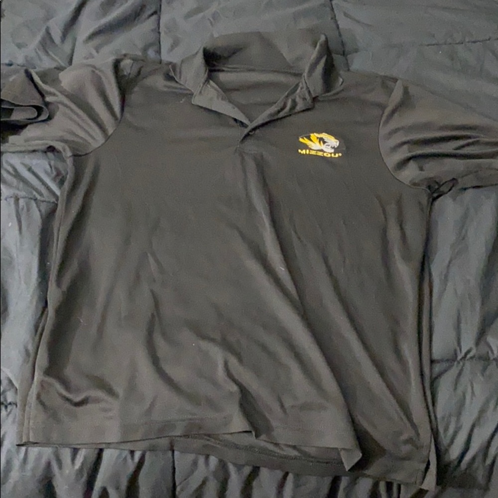 L Black Mizzou Polo
